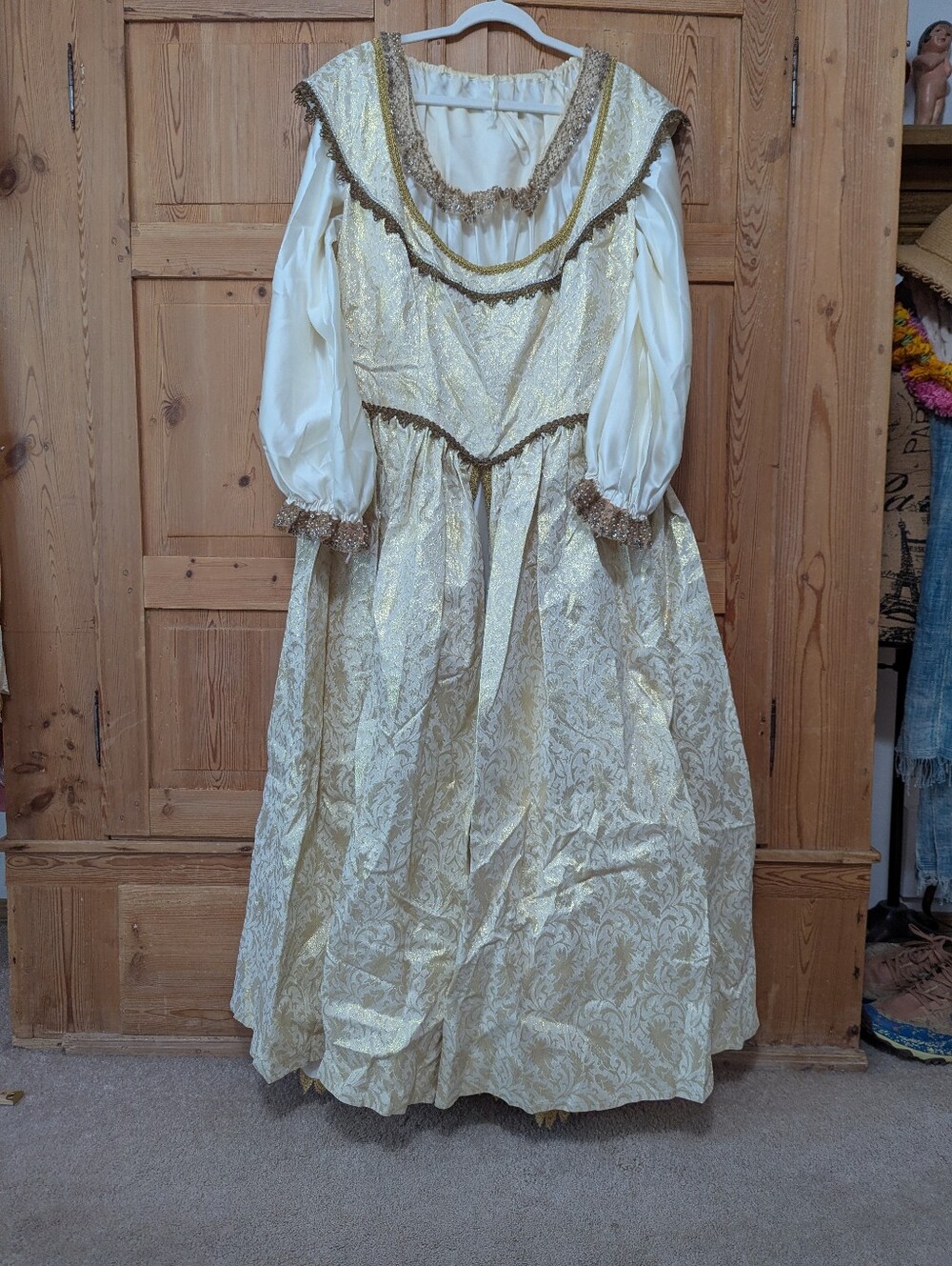 Fairycore Hand Made Custom Medieval Renaissance Gown Costume Cosplay Dress 2XL ?